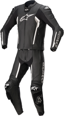 ALPINESTARS Missile v2 2-Piece Leather Suit - Black/White - US 50 / EU 60 3160122-12-60