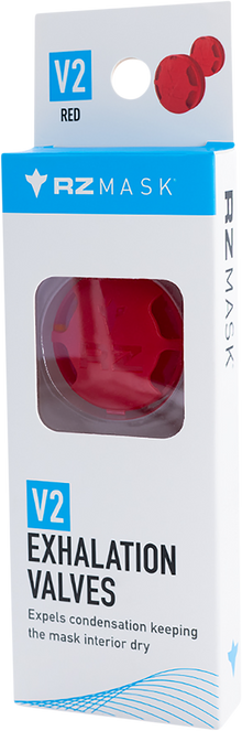 RZ MASK V2 Exhalation Replacement Valve 2.0 - Red AC-9658:20894