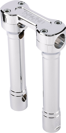 THRASHIN SUPPLY CO. Hole Shot Risers - 8" - Chrome TSC-8100-3