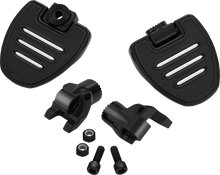 SHOW CHROME Mini Driver Floorboards - Black - Ryker 41-414BK