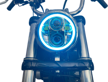 CUSTOM DYNAMICS ProGLOW™ 5-3/4" Headlamp - with Mounting Ring - Black PG-575-B
