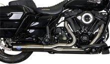 S&S CYCLE 2-into-1 Diamondback Exhaust System - Stainless Steel - Race Only 550-1000
