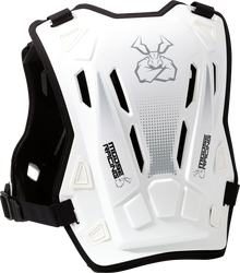 MOOSE OFFROAD Youth Agroid™ Chest Guard - White - S/M 2701-1118