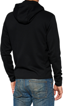 100% Viceroy Tech Zip Hoodie - Black - Medium 20037-00001