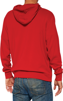 100% Icon Pullover Hoodie - Red - Small 20029-00010