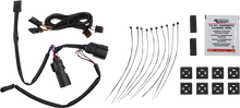 CUSTOM DYNAMICS Latch Light - Saddlebag - Dual Color - Red - Chrome CD-SBL-DC4-RC