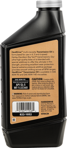 Transmission Oil 80w90 1 Qt (12/Case Sold Ea)