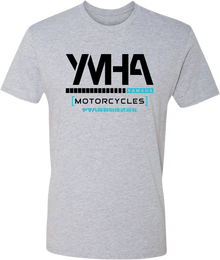 YAMAHA APPAREL Yamaha Rev T-Shirt - Heather Gray - 2XL NP21S-M3141-2X