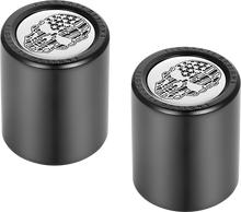 FIGURATI DESIGNS Docking Covers - American Flag Skull - Short - Contrast Cut - Black FD27-DC-2530-BK
