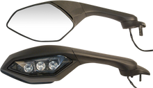 EMGO Mirror - OEM - Replacement - Side View - Cat Eye - Black - Right - Each 20-37501