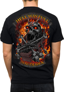 LETHAL THREAT Hell Was Full T-Shirt - Black - XL LT20901XL