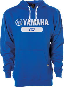 FACTORY EFFEX Yamaha University Pullover Hoodie - Royal Blue - Medium 26-88202