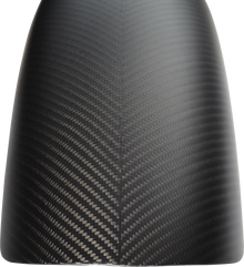 SLYFOX Front Fender - Shorty - Carbon Fiber/Matte 12057M