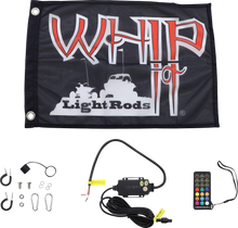 WHIPITLIGHTRODS 3' Light Rod Whip - Chase - Black SB-CHSBTR-131