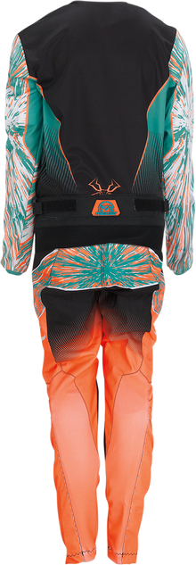 MOOSE OFFROAD Youth Agroid Pants - Teal/Orange/Black - US 26 2903-2259