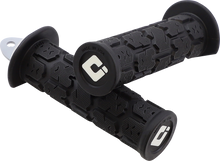 ODI Rogue ATV/PWC Grips - Black/Silver J33RGB-S