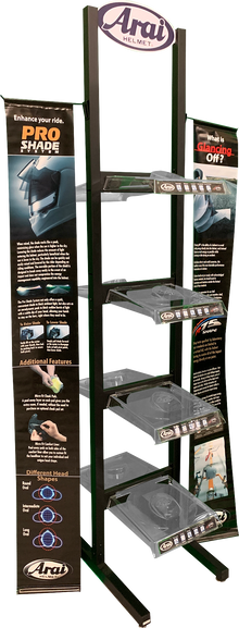 ARAI HELMETS Helmet Display - 2 of 2 - Shelves 12-1494