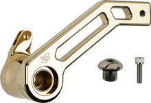 PRO-ONE PERF.MFG. Touring T-Rex Shorty Brake Arm - Gold - '08 -'13 FL 500772TIN