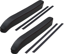 SHOW CHROME Kaliber Armrest Pads - Black w/ Red Stitching - Slingshot '15-'22 H44-1RED