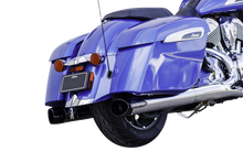 S&S CYCLE 4" Broadhead Slip-On Mufflers - Slash Cut - Chrome 550-1076