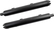 COBRA Dual Cut Slip-On Mufflers - Black 5208B