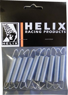 HELIX Exhaust Springs - Zinc - 57 mm - 10-Pack 495-5710