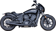 S&S CYCLE 2-into-1 Grand National Exhaust System - Black - 50-State 4111-266