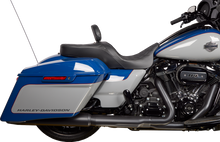 DRAG SPECIALTIES SEATS EZ Glide II Backrest - Small - Vinyl - Double Diamond Black Stitch 0822-0537
