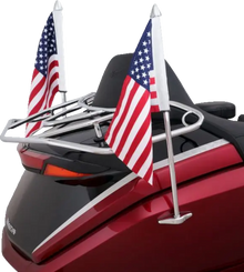 SHOW CHROME Flag Pole - Chrome - GL 1800 52-974