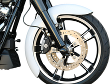 PAUL YAFFE BAGGER NATION Thicky Front Fender - OEM - 16"-19" Wheel - With Satin Adapters - Touring/Trike THICKY-OEM-14L-S