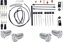 PAUL YAFFE BAGGER NATION Lightning Bolts Kit - Run/Brake/Turn - Silver PYO:BB-LB-S