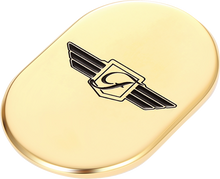 FIGURATI DESIGNS Antenna Cover - Left Rear Fender - FD Logo - Gold FD-01-AC-GLD-LT
