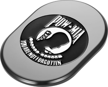 FIGURATI DESIGNS Antenna Cover - Right Rear Fender - POW-MIA - Black FD55-AC-BLK-RT
