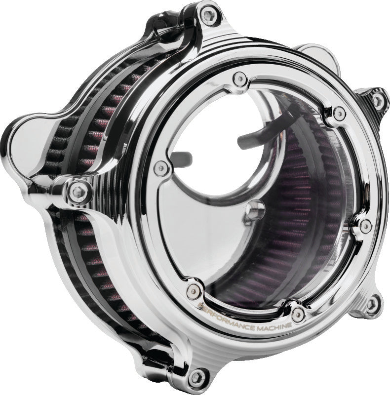 Performance Machine Vision Air Cleaner (W/ Bezel) - Chrome