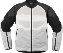ICON Overlord3™ Leather Jacket - White - Medium 2810-4119