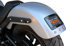 PAUL YAFFE BAGGER NATION The Fix Rear Fender - Black Frame Plate - M8 Softail® CRF-M8ST-LR-B
