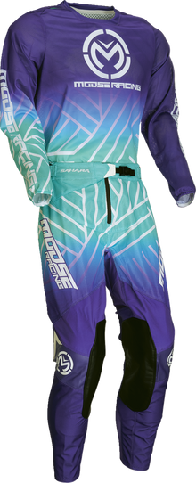 MOOSE OFFROAD Sahara Jersey - Purple/Turquoise - Medium 2910-7924