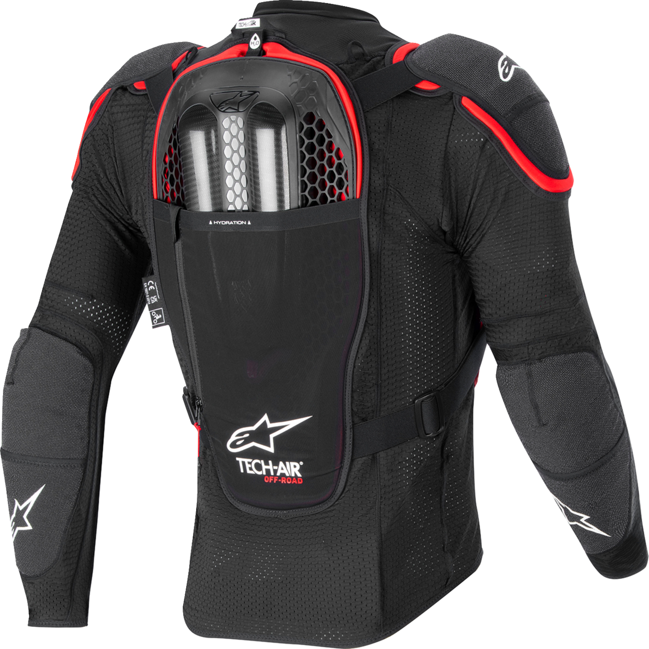 ALPINESTARS TECH-AIR Tech-Air® Off-Road System - Black/Red - Small 6507123-13-S