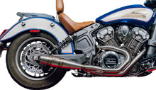 Indian Scout Mid Length Cannon Brushed Ss