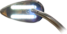 CUSTOM DYNAMICS Mirrors - Side View - with LED Turn Signal - Chrome - Pair CD-MIR-PLUG-C