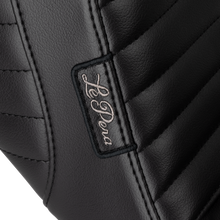 LE PERA Kickflip Daddy Long Legs Low Rider Seat - Pleated - Black - FL/FX '18-'24 LYR-590DLPT