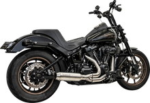 BASSANI XHAUST 2-into-1 Exhaust System with Superbike Muffler - Stainless Steel - Catalytic Converter - 49 State 1S77SSE