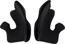 MOOSE OFFROAD Air Intake Cheek Pads - Black - XS 0134-3195
