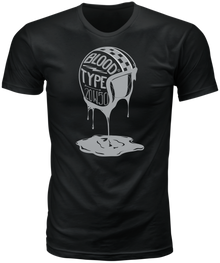 Blood Type Tee Black 3x