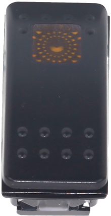Lighted Rocker Switch Amber