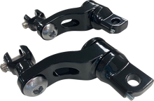 DRAG SPECIALTIES Passenger Peg Mount - Adjustable - Black 63190B