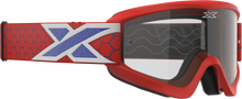 Flat Out Clear Goggle Red/White/Blue Clear