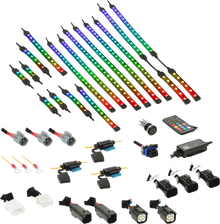 SADDLE TRAMP LED Accent Lighting - '98-'22 FLH/FLT BC-CHASE-K1