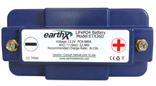 EarthX ETX36D Lithium Motorcycle and Powersports Battery