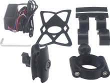 RIDEPOWER Metal Phone Holder - Inductive Charging 1-1/2" Bar Mount RPMTLINDMOUNT15